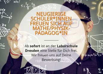 Pädagog*in für Mathe und Physik gesucht